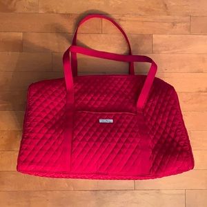 Verá Bradley Large Red Duffle
